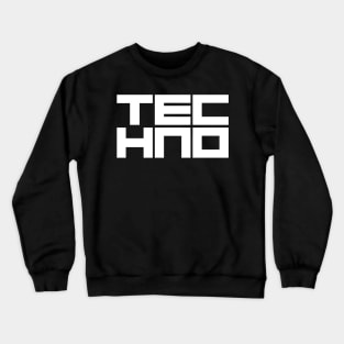 techno logo Crewneck Sweatshirt